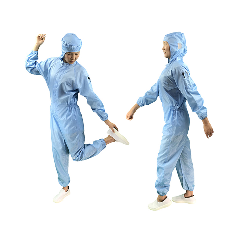 Anti tĩnh giữa áo jumpsuit trùm đầu mở