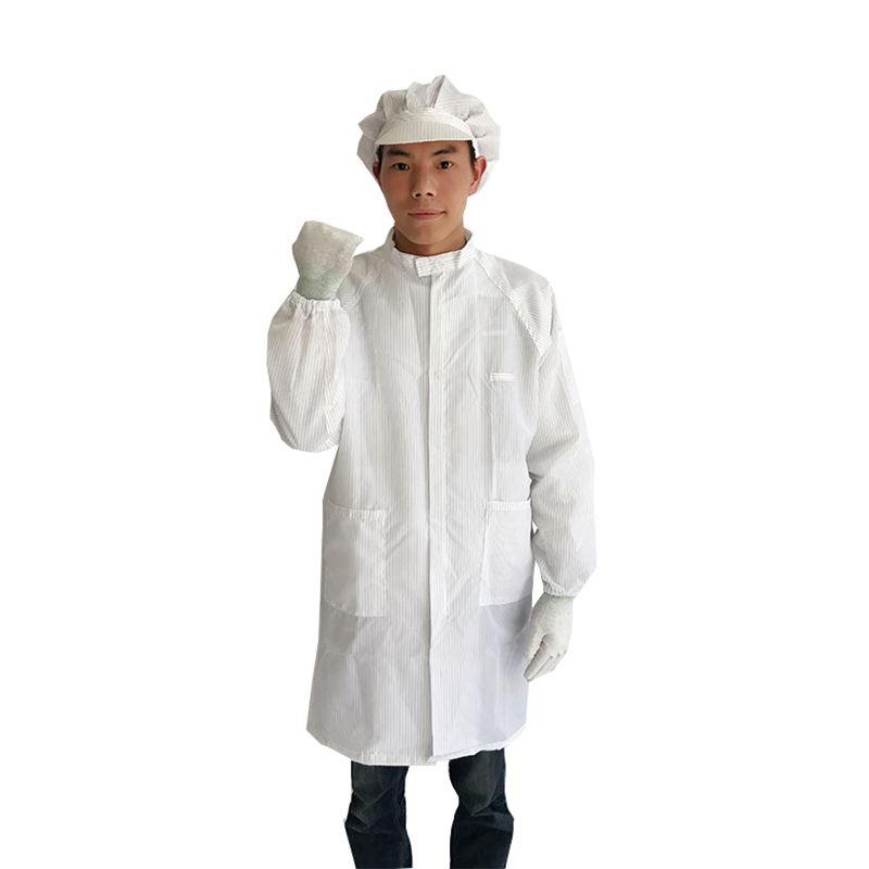 Cổ áo esd smock standup